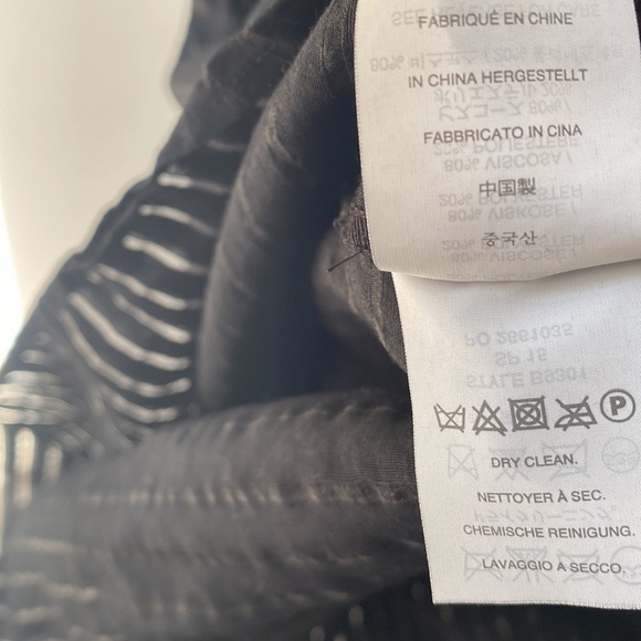 J. Crew Black sheer short sleeve Top - Picture 7 of 8